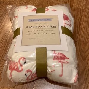 Rose Home Fashion Flamingo Blanket